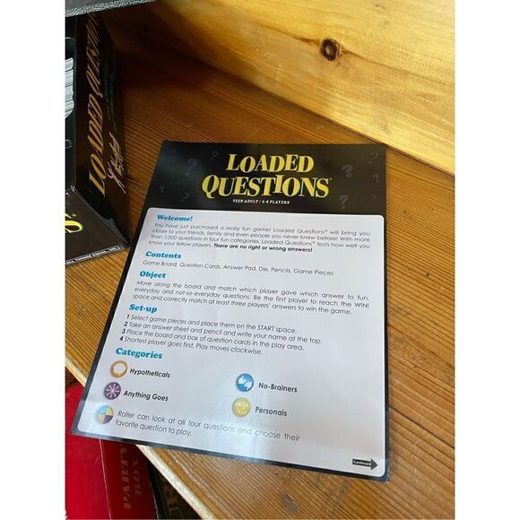 Loaded Questions - The Classic Game of "Who Said What" - Family Party Group Game - Picture 4 of 5